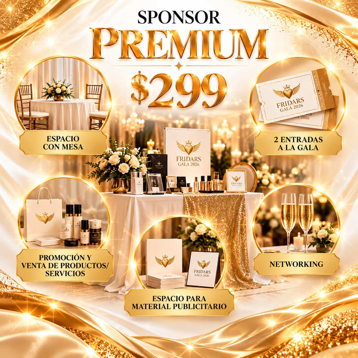 Paquete Sponsor Premium | Fridars Gala 2026