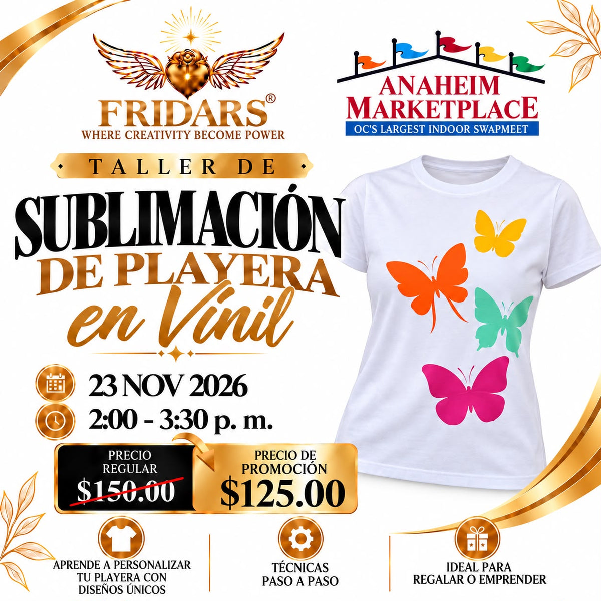 Crea algo extraordinario | Elige 1 taller