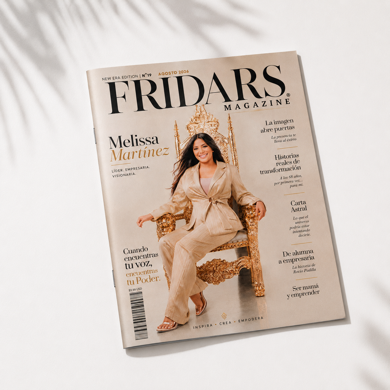 FRIDARS Magazine – New Era Edition Nº 19| Melissa Martínez Agosto 2026