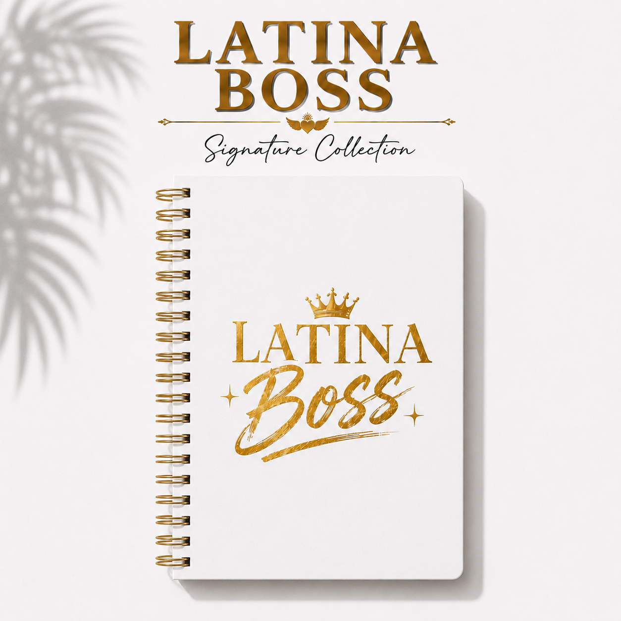 👑 Latina Boss Signature Spiral Notebook