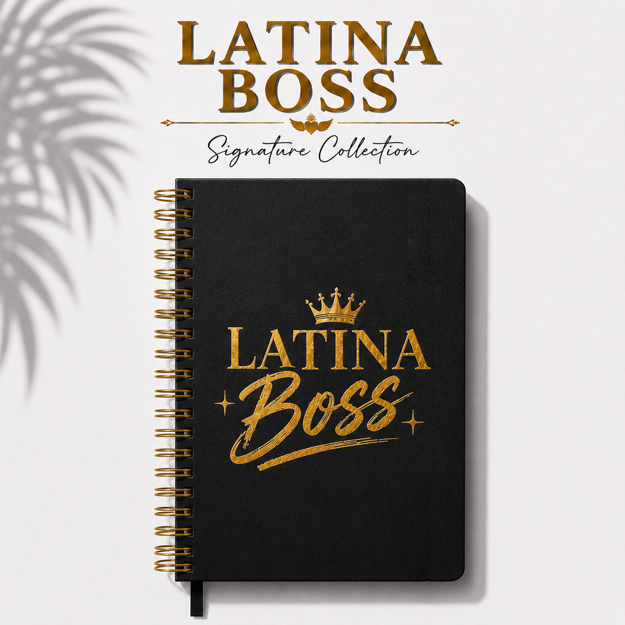 👑 Latina Boss Signature Spiral Notebook