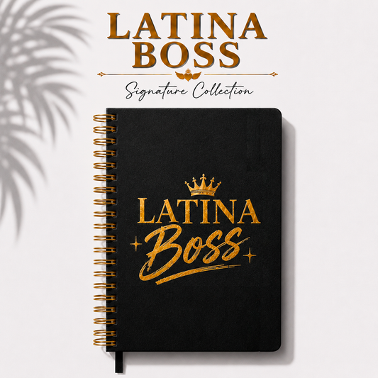 👑 Latina Boss Signature Spiral Notebook