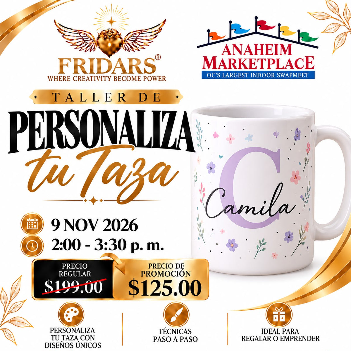 Crea algo extraordinario | Elige 1 taller