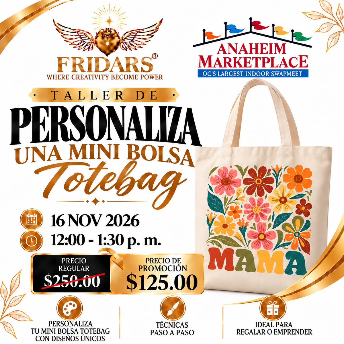 Crea algo extraordinario | Elige 1 taller